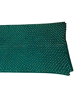 All Over Green Color Art Gaji Bandhani Than (3 Mtr)