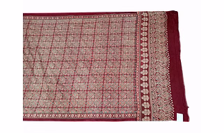 All Over Maroon Color Art Silk Patola Print Saree