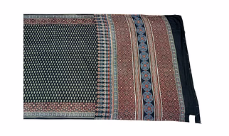 All Over Black Color Art Silk Patola Print Saree