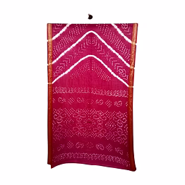 kala sanskruti retail pvt.ltd. all over pink color cotton bandhani saree