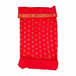 kala sanskruti retail private limitade light dark gajari color dupion silk bandhani dress