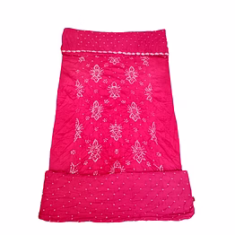 kala sanskruti retail private limitade all over pink color cotton bandhani dress