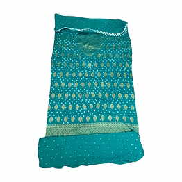 kala sanskruti retail private limitade all over green cotton bandhani dress
