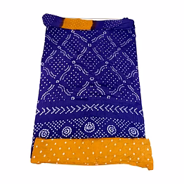 kala sanskruti retail private limitade jambali & rust cotton bandhani dress