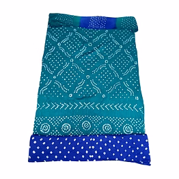 kala sanskruti retail private limitade morpichh & blue cotton bandhani dress