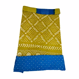 kala sanskruti retail private limitade mahendi & indigo cotton bandhani dress