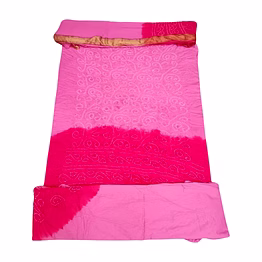 kala sanskruti retail private limitade light dark pink cotton bandhani dress