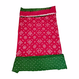 kala sanskruti retail private limitade gajari & green cotton bandhani dress