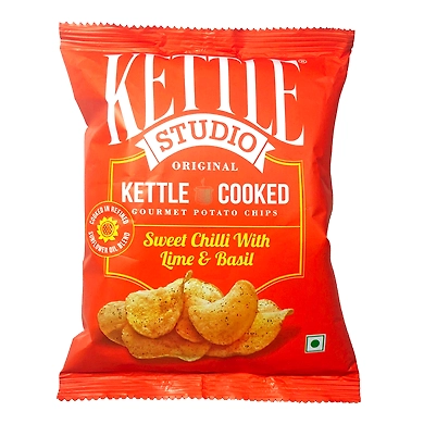 KETTLE-SWEET CHILLI WITH LIME &amp; BASIL 125GM-T12RP14K25SWE002