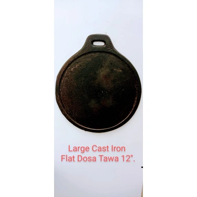 Cast Iron Flat Dosa Tawa - Large-S-CI-1001-1