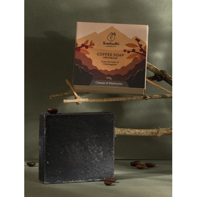 Svashudhi Charcoal and coffee soap-EOSv009