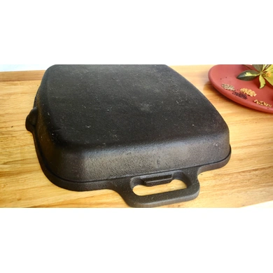 Square Grill Pan Double Handle-3