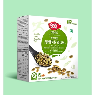 CavE MaN Roasted Pumpkin Seeds 200gm-EOBA093