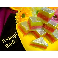 Trirangi (Ice-Cream Barfi)