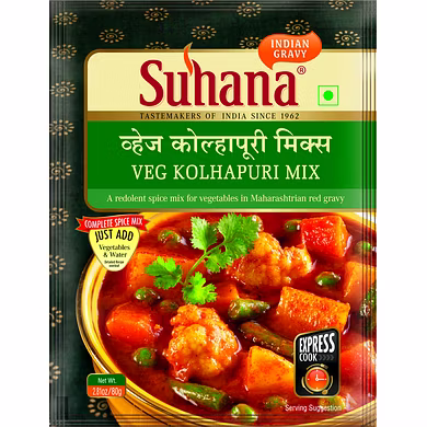 Suhana Veg Kolhapuri Spice Mix Pouch-SU-365
