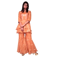 Straight Kurti With Garara