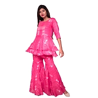 Short Empire Kurti With Garara