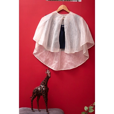 Fashionable Cape Blouse-AFLS-1158