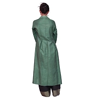 Frok Style Shirt-Dark Bottle Green-Linen-M