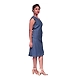 Shawl Caller One Piece-M-Jai Shree Cotton-Rust Blue-1-sm