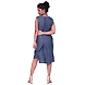 Shawl Caller One Piece-M-Jai Shree Cotton-Rust Blue-2-sm
