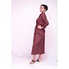 A Line Long Shirt-L-Linen-Red Black-1-sm