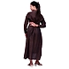 A Line Long Shirt-XL-Linen-Chocolate-2-sm