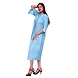 A Line Kurti-L-Jai Shree Cotton-Light Firozi-2-sm