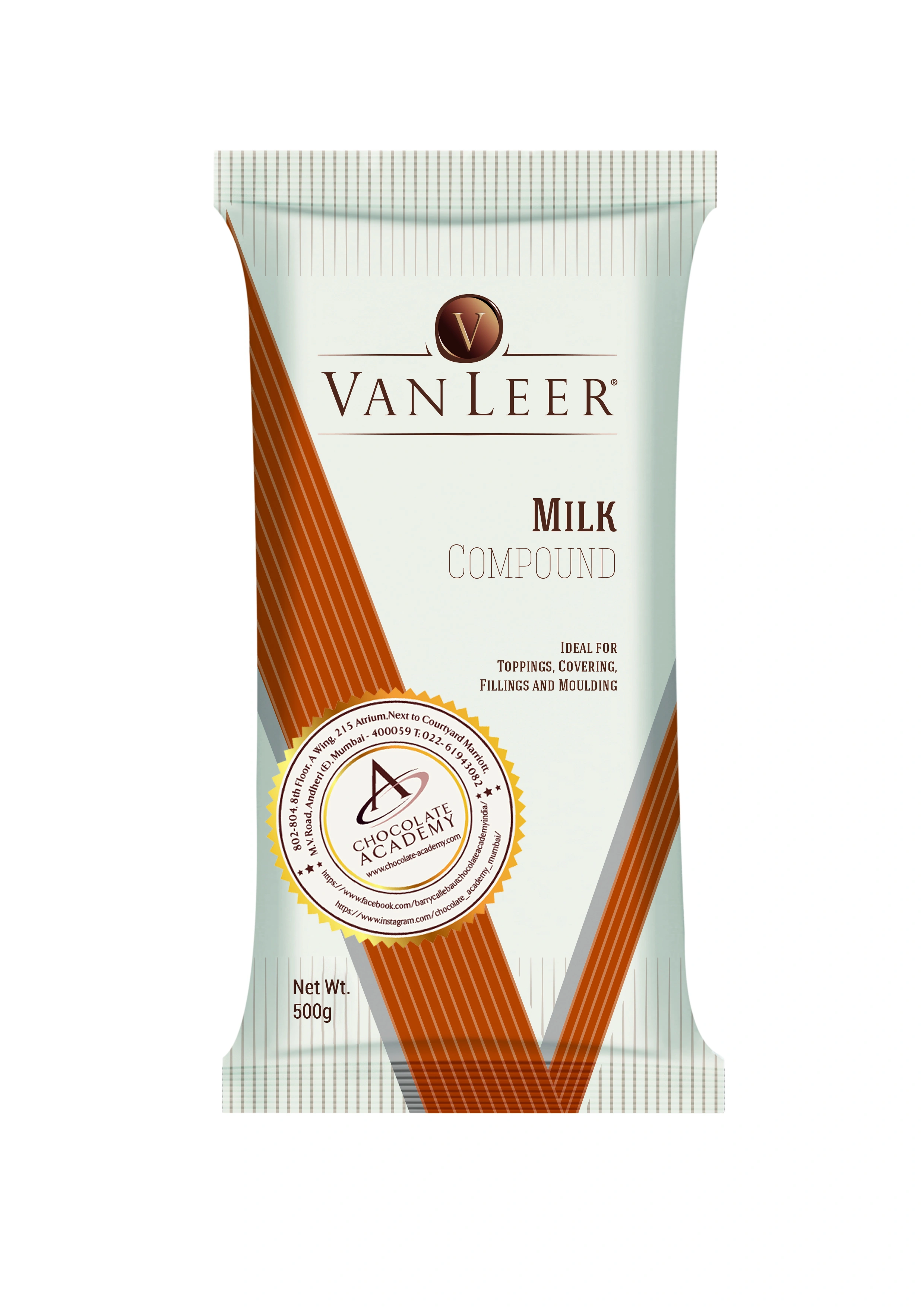 VAN LEER - MILK CONFECTION 500GMS-B05IC17V10MIL001