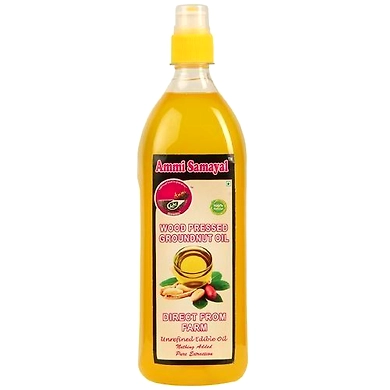 Ammi Samayal Groundnut Oil - Wood Pressed, Edible-SKU-Edible-Oil-005