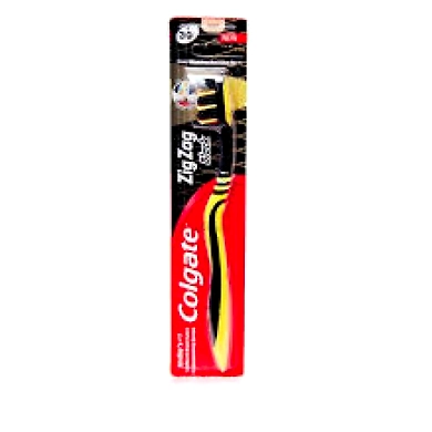 Zig Zag Black Toothbrush-SKU-ORAL-819