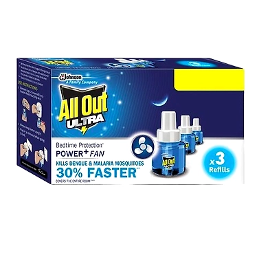 All Out Ultra Mosquito Repellent  (Refill Pack Of 3)-SKU-REPELNT-358