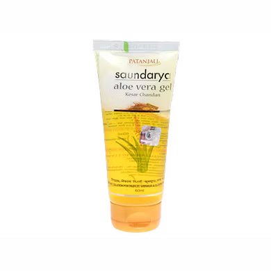 Patanjali SAUNDARYA ALOE VERA GEL KESAR CHANDAN-GT013