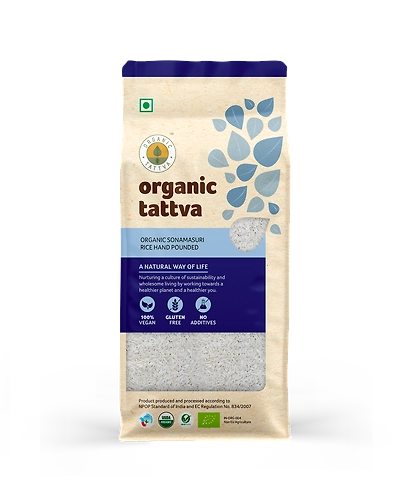 ORGANIC HAND POUND RICE-10610