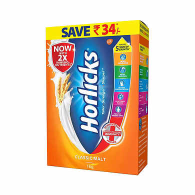 Horlicks Health &amp; Nutrition Drink - Classic Malt-SKU-ANDIS-0138
