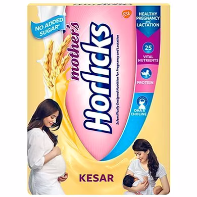 Horlicks Mother's Health &amp; Nutrition Drink - Kesar Flavour- No Added Sugar-SKU-ANDIS-0158