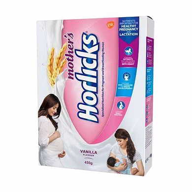 Horlicks Mother's Health &amp; Nutrition Drink - Vanilla Flavour, No Added Sugar-SKU-ANDIS-0159