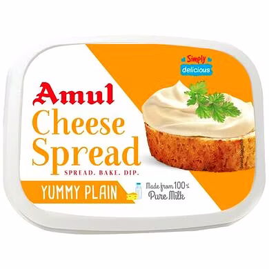 Amul Cheese Spread - Yummy Plain-SKU-ANDIS-0207