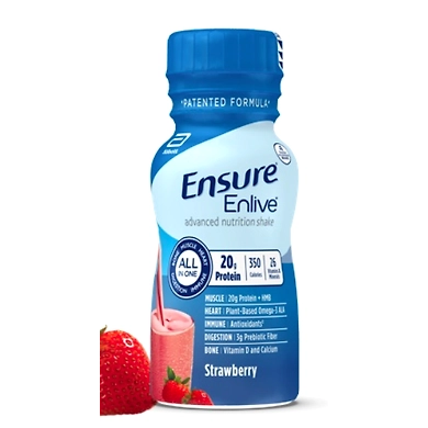 Ensure® Enlive® Strawberry Nutrition Shake-SKU-RASS-0200