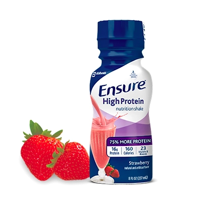 Ensure® High Protein Strawberry Shake-SKU-RASS-0203