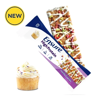 Ensure® High Protein Vanilla Cupcake Bars-SKU-RASS-0205