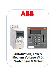 ABB - Automation, VFD, Switchgear & Motor Solution