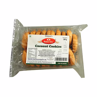 COCONUT COOKIES 200 gm-SKU-LAX-10020