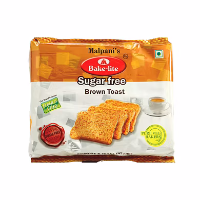 SUGAR FREE BROWN TOAST 200 gm-SKU-LAX-10028