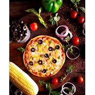 PIZZO-6 INCH DELUXE VEG PIZZA 120GM