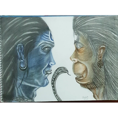 Mahadeve with Rudra avtar, Bajrang Bali-21