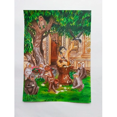 Krishna with friends-CB49