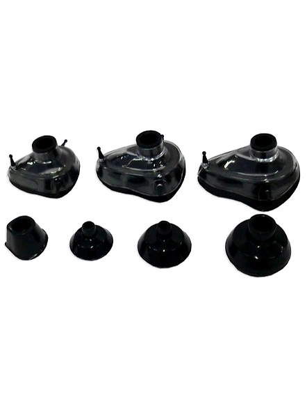 Black Rubber Super Face Mask