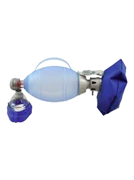 Resuscitator Adult with Pop - off Valve (Blue)