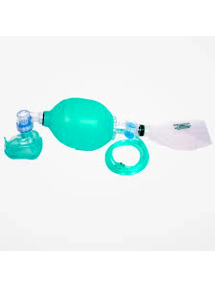 Resuscitator Adult with Pop - off Valve (Green)